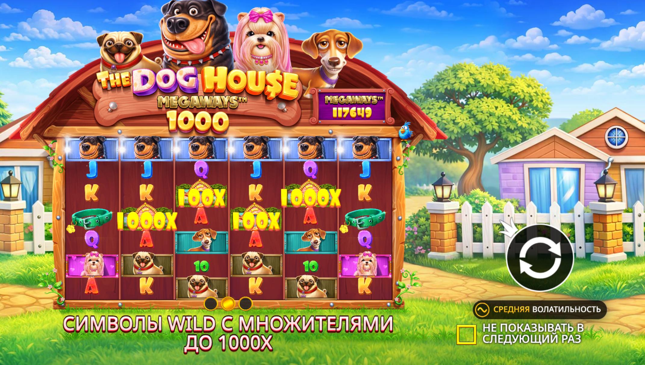 The Dog House Megaways Wild множители